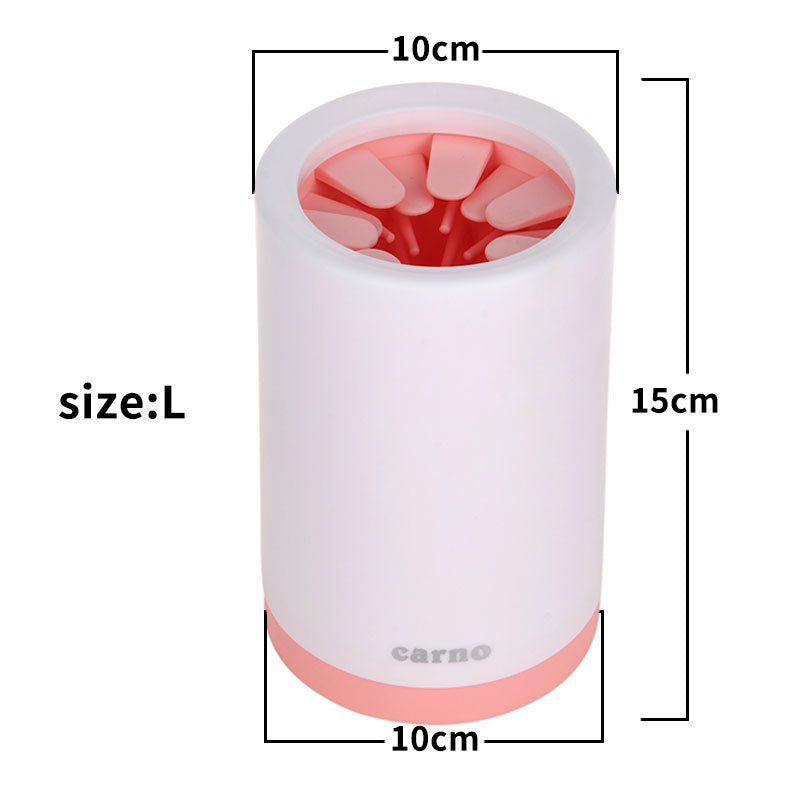 Pet Foot Washer Cup Silicone Soft Foot Cup Cat Foot Cleaning Bucket Dog Paw Cleaner Cup Manual Quick Feet Wash Cleaner Pets Products