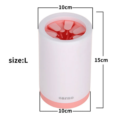 Pet Foot Washer Cup Silicone Soft Foot Cup Cat Foot Cleaning Bucket Dog Paw Cleaner Cup Manual Quick Feet Wash Cleaner Pets Products
