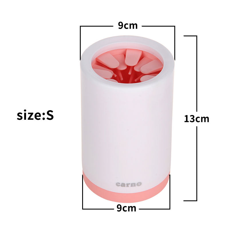 Pet Foot Washer Cup Silicone Soft Foot Cup Cat Foot Cleaning Bucket Dog Paw Cleaner Cup Manual Quick Feet Wash Cleaner Pets Products