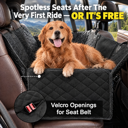 PawProtect™- Heavy Duty Waterproof Car Seat Protector for All Dog Sizes- 2.0