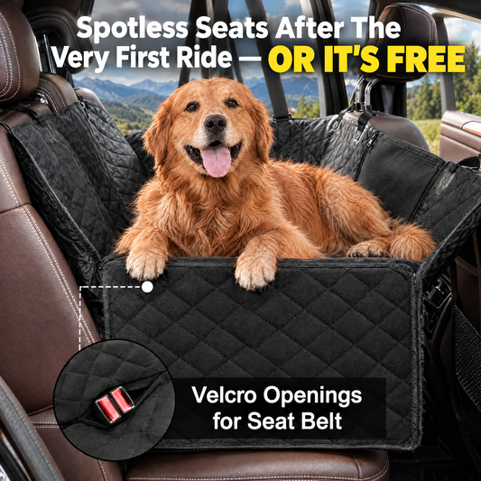 PawProtect™- Heavy Duty Waterproof Car Seat Protector for All Dog Sizes- 2.0