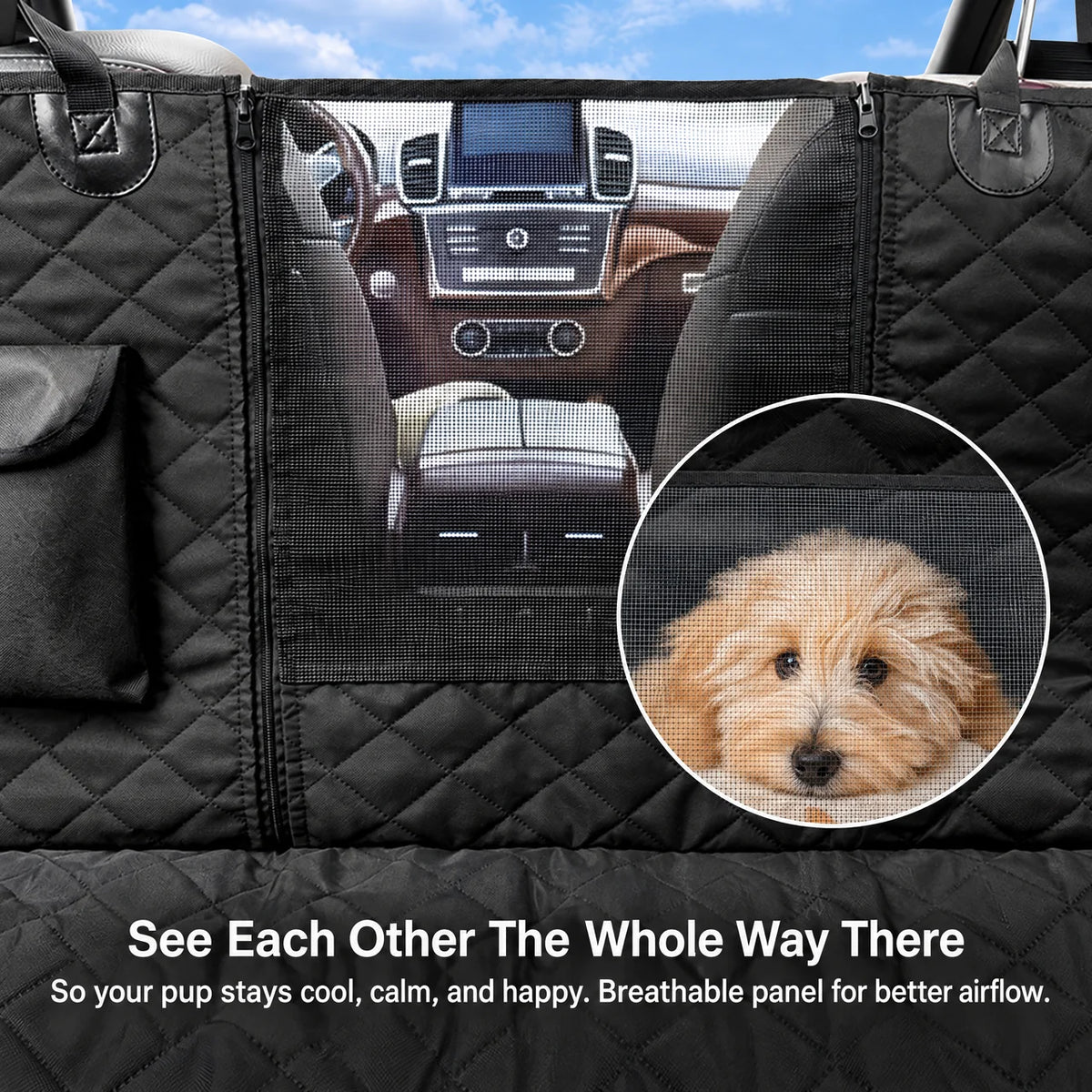 PawProtect™- Heavy Duty Waterproof Car Seat Protector for All Dog Sizes- 2.0