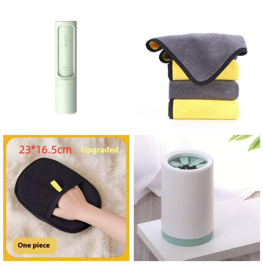 Pet Foot Washer Cup Silicone Soft Foot Cup Cat Foot Cleaning Bucket Dog Paw Cleaner Cup Manual Quick Feet Wash Cleaner Pets Products
